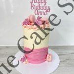 Pink Ombre Buttercream Cake