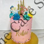Princess themed buttercream Cake