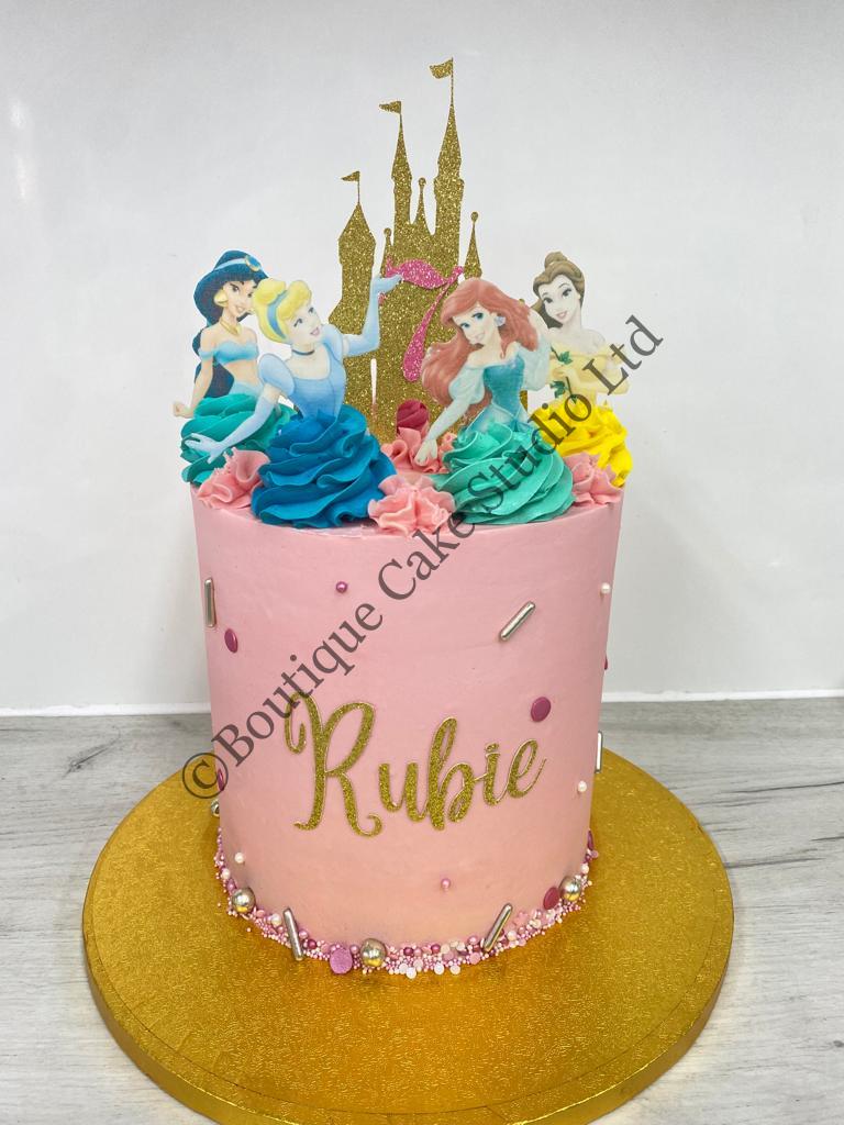 Princess themed buttercream Cake