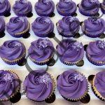 Corporate International Women's Day Purple Cupcakes