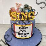 Sing themed cake