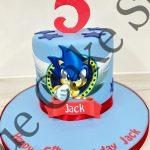 Sonic themed Cake