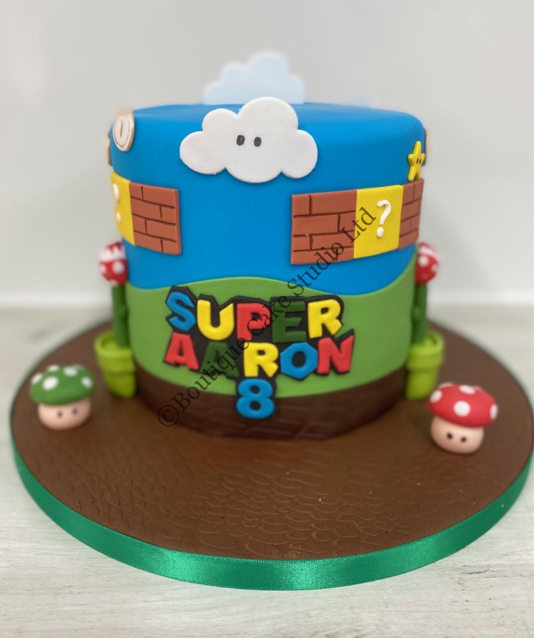 Super Mario themed Cake