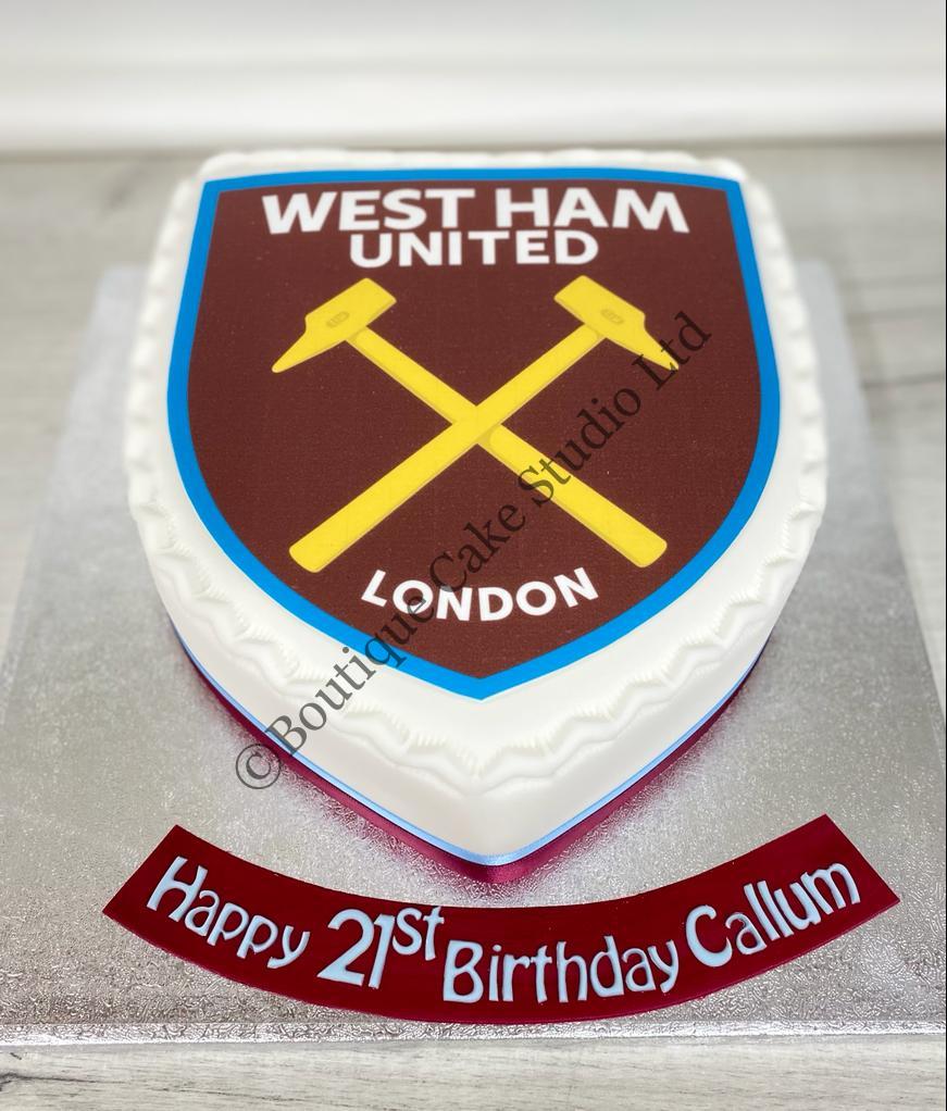 West Ham Shield Cake